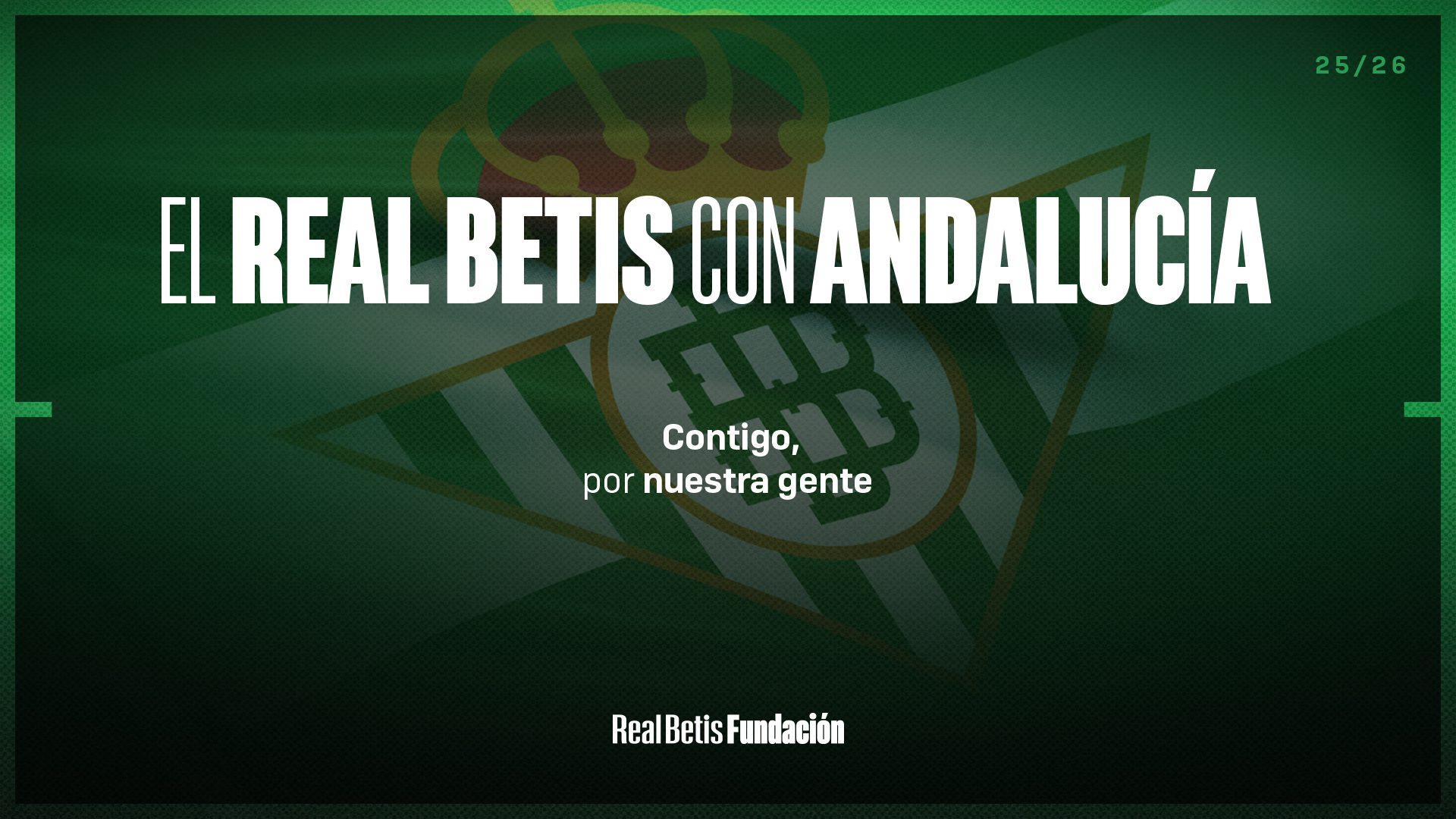 El Real Betis, con Andalucía