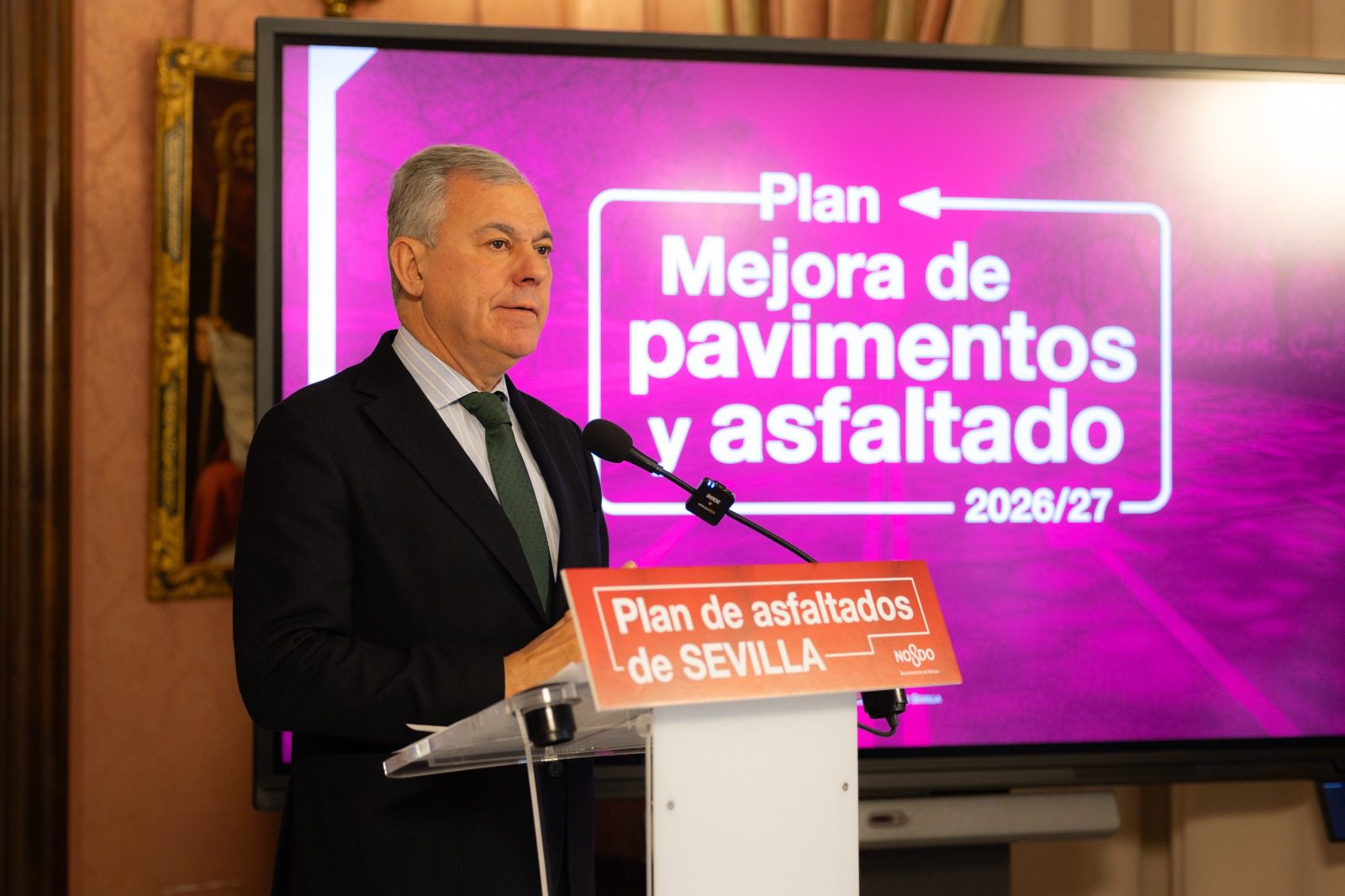 El Gobierno de Sanz incrementa un 43 % la inversión del Plan de Mejora de Pavimentos y Asfalto que alcanza los 20 millones anuales