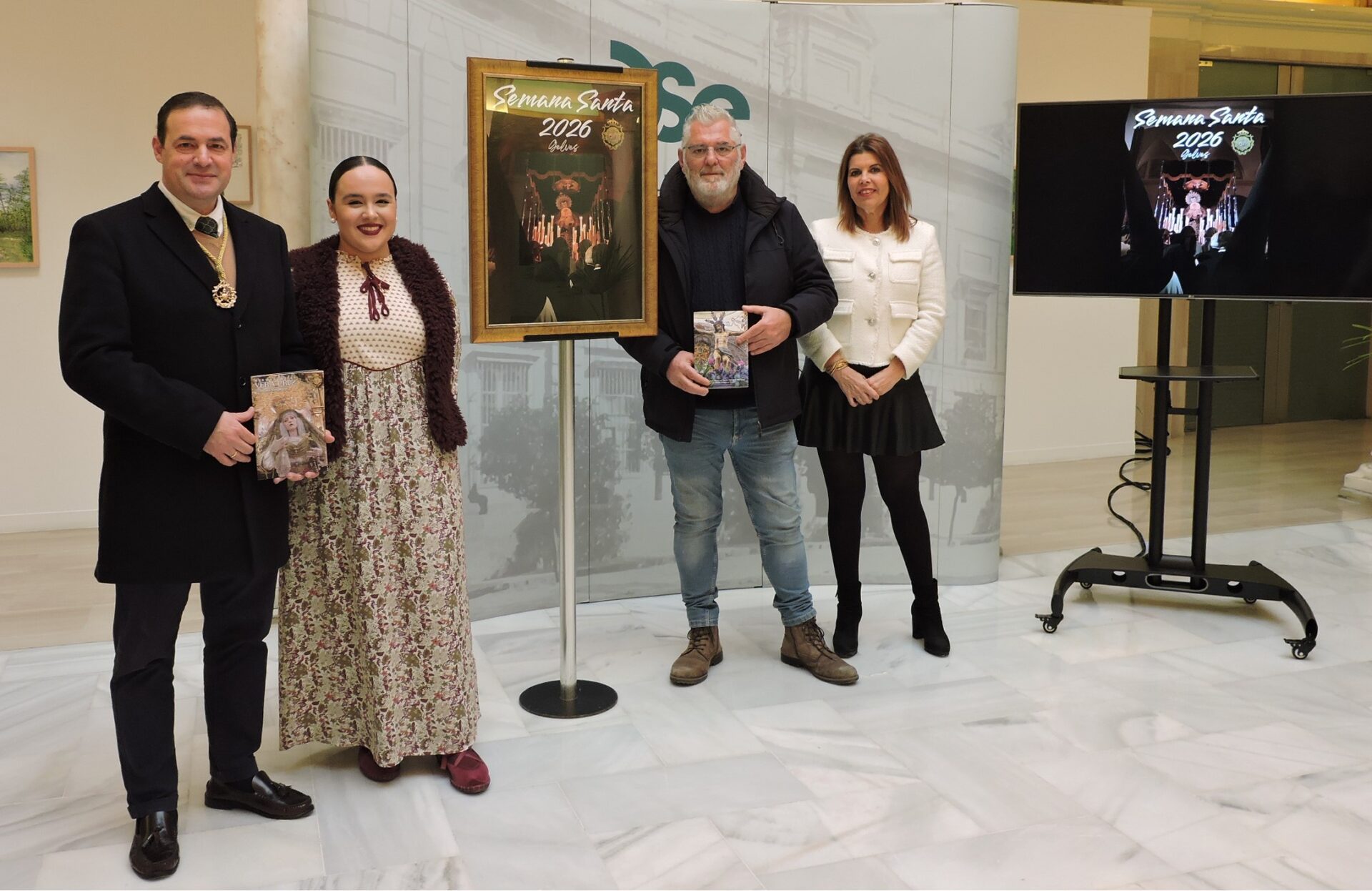 Presentado en la Casa de la Provincia el cartel de la Semana Santa de Gelves, que crece y suma devoción cada año