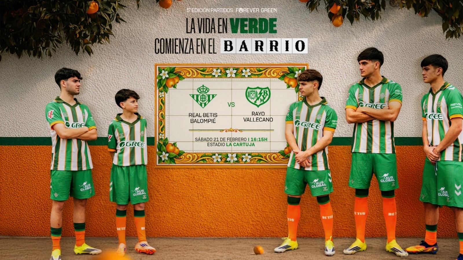 Así será el partido Forever Green