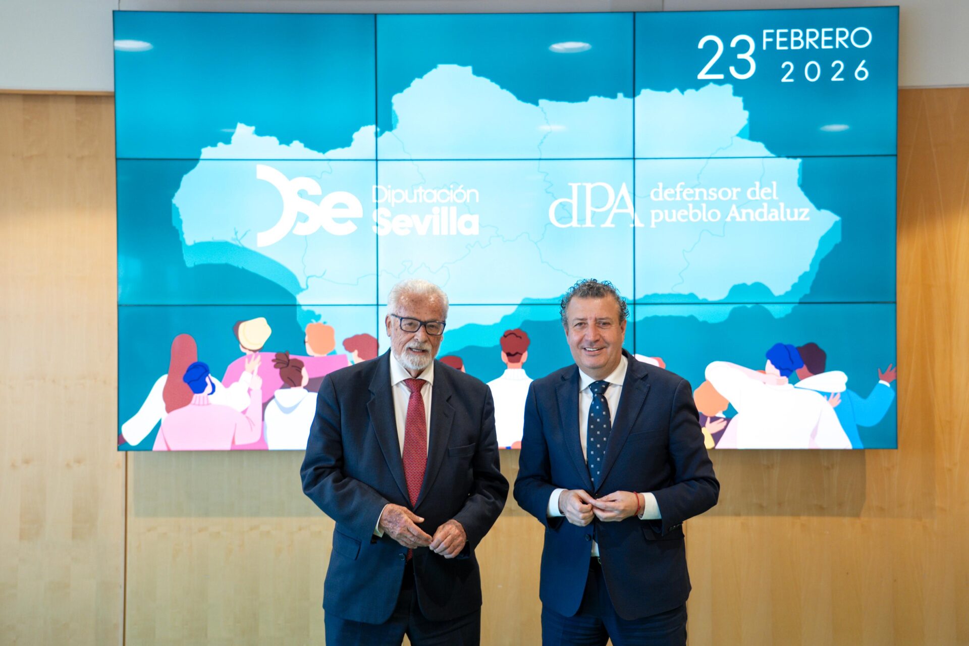 El presidente de la Diputación refuerza el diálogo institucional con el Defensor del Pueblo Andaluz