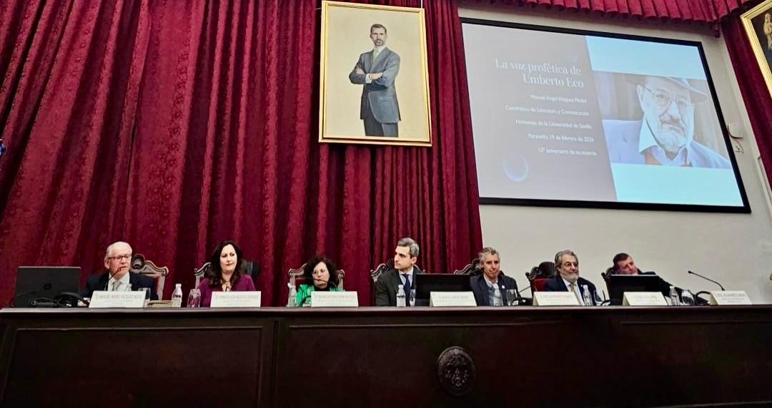 La Universidad de Sevilla conmemora el legado de Umberto Eco