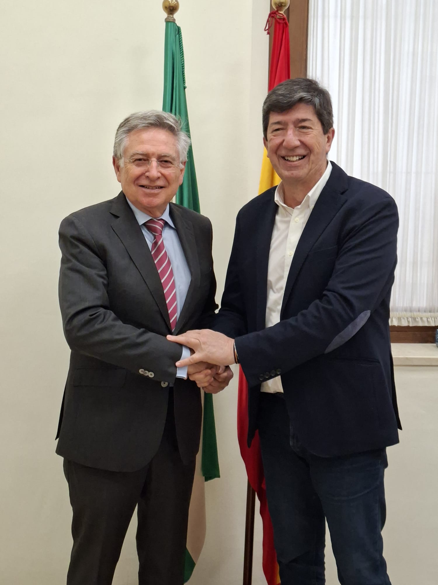 El presidente del CES de Andalucía recibe al presidente de la Oficina Andaluza contra el Fraude y la Corrupción
