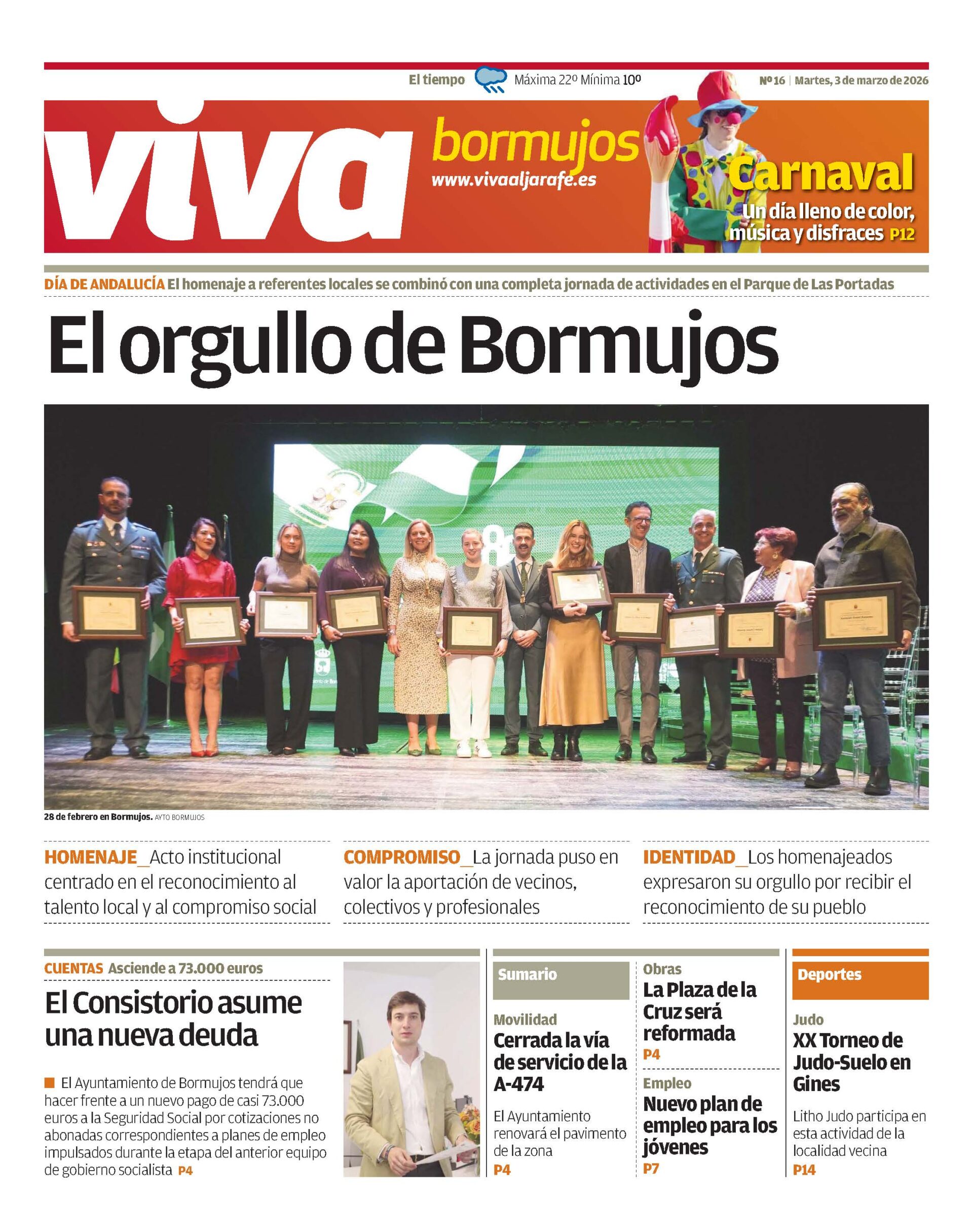 CONSULTA LAS NOTICIAS DE BORMUJOS DEL MES DE MARZO