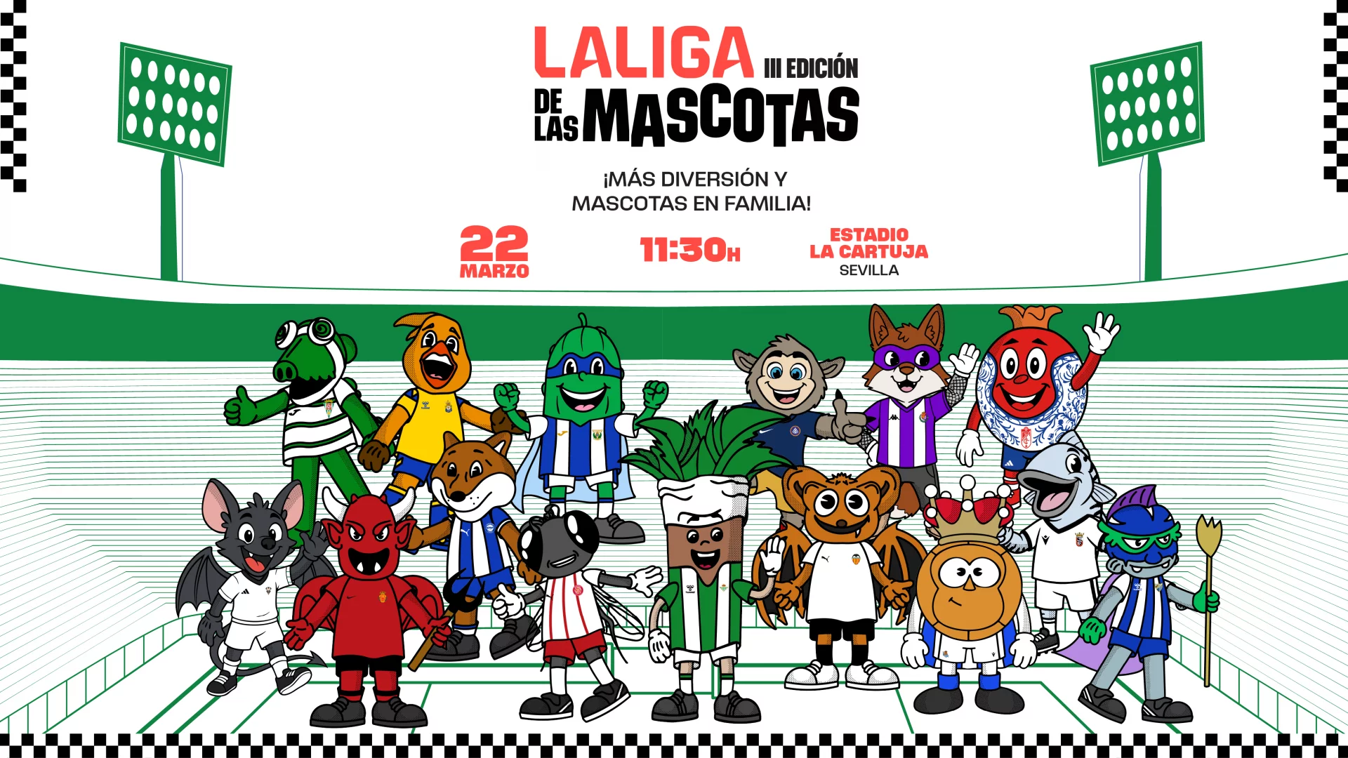 El Estadio La Cartuja acogerá la III Edición de ‘LaLiga de las Mascotas’