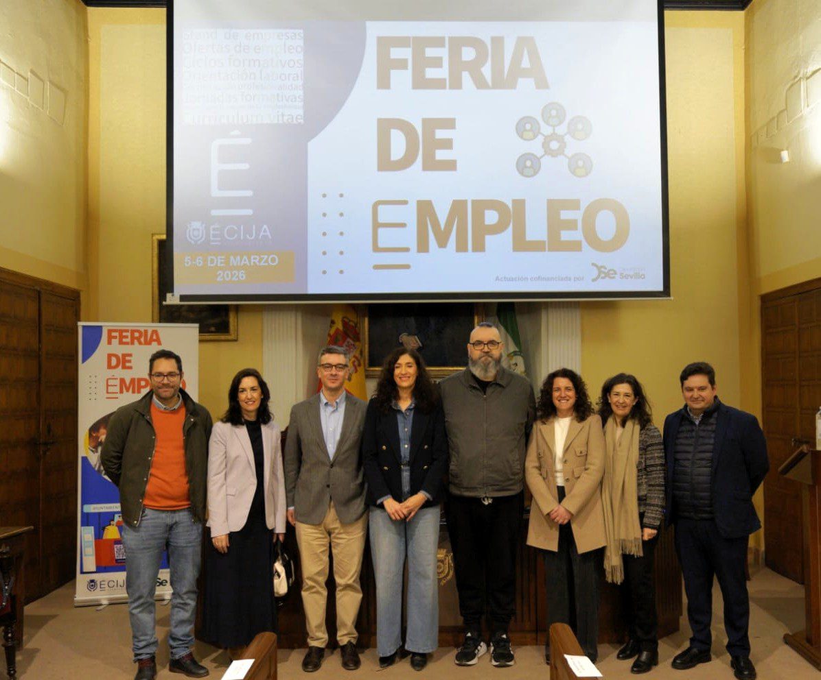 La oferta de formación para el empleo, promoción empresarial y emprendimiento de Prodetur llega a la Feria de Empleo de Écija
