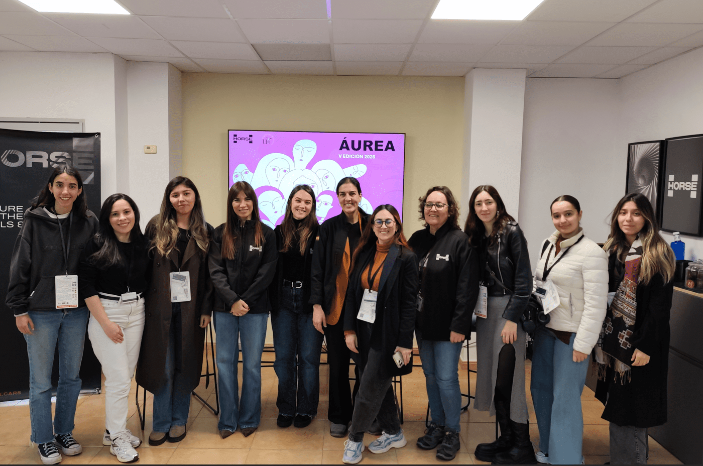 Las alumnas del V Programa Áurea visitan la fábrica HORSE Powertrain Sevilla