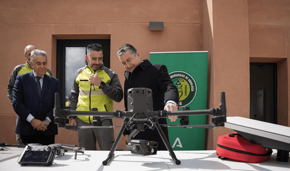 Antonio Sanz destaca el refuerzo de la seguridad en El Rocío en la inauguración del nuevo Cecopi