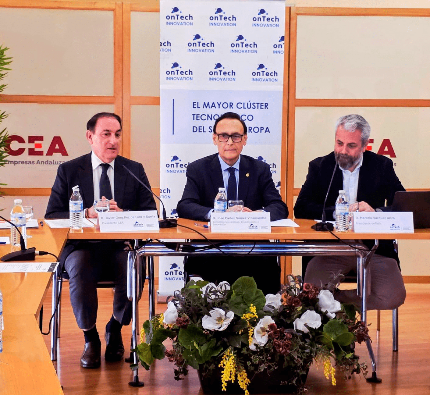 CEA destaca el valor estratégico del sector tecnológico andaluz en la primera junta directiva de OnTech – Confederación de Empresarios de Andalucía