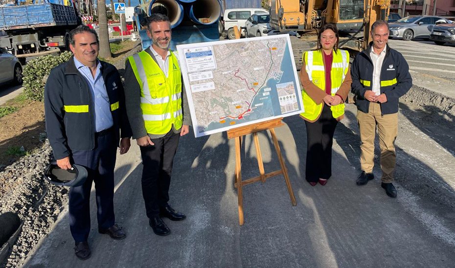El nuevo tramo de la Autovía del Agua entre Benalmádena y Torremolinos, ya al 20% de ejecución