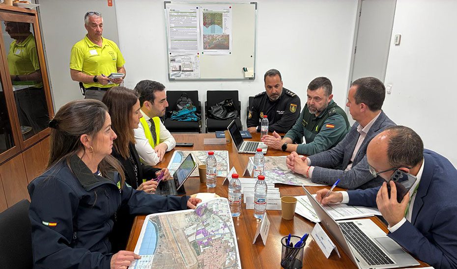 La Junta pone a prueba los mecanismos de respuesta en caso de accidente aéreo en Almería