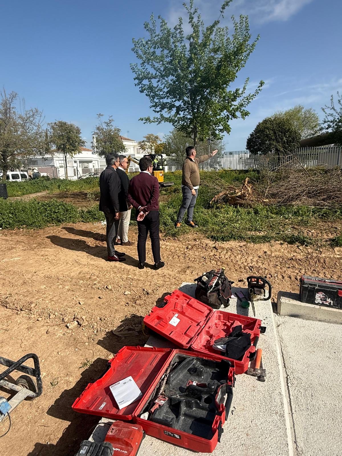 ¡Avanzan las obras del proyecto de la nueva senda ciclo-peatonal en Palomares del Río!