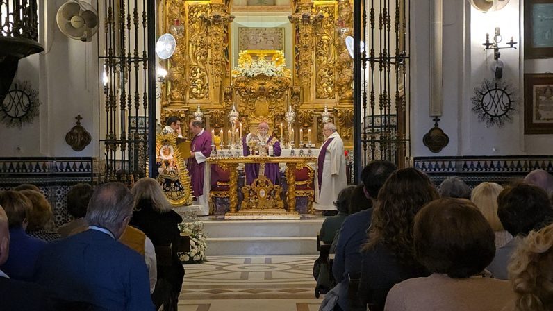 Monseñor Saiz Meneses en Setefilla: «La Encarnación es el camino del comienzo hacia la Pascua»