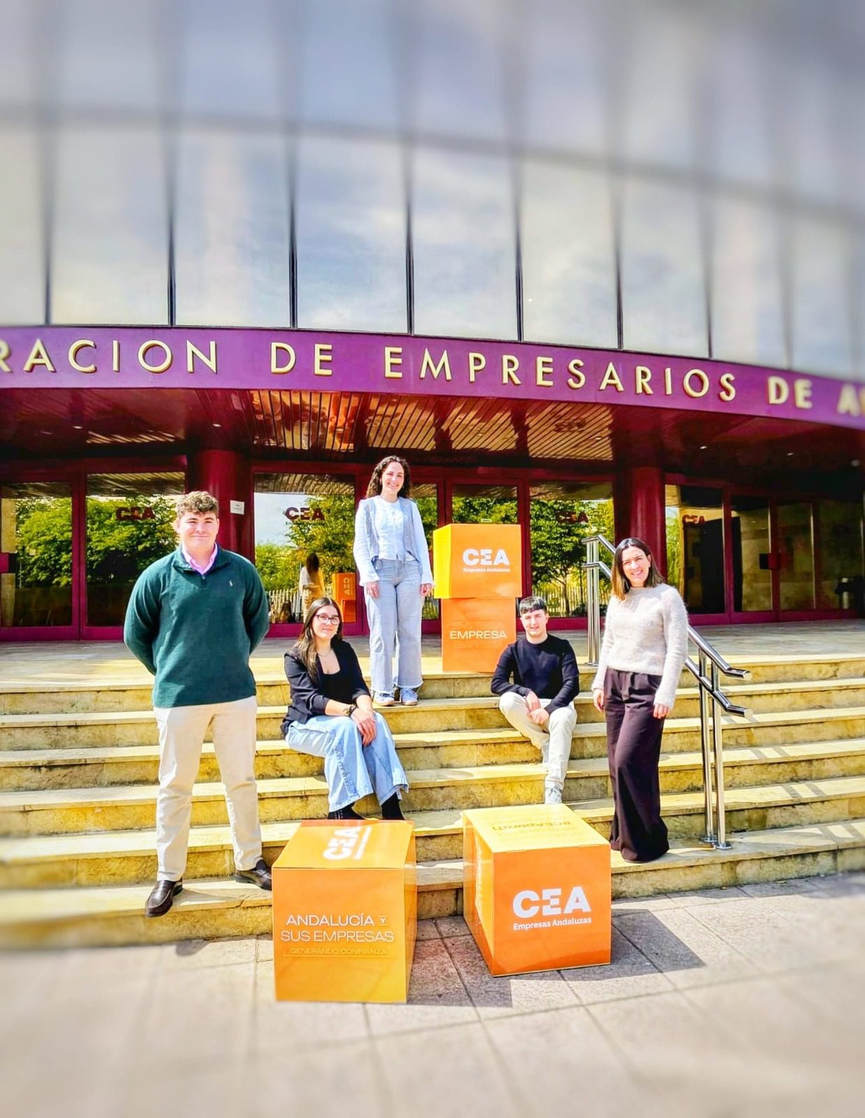 El EquipoCEA⚡crece con Ander, María, Rosa, Antonio y María, que se incorporan para sumar como estudiantes en prácticas – Confederación de Empresarios de Andalucía