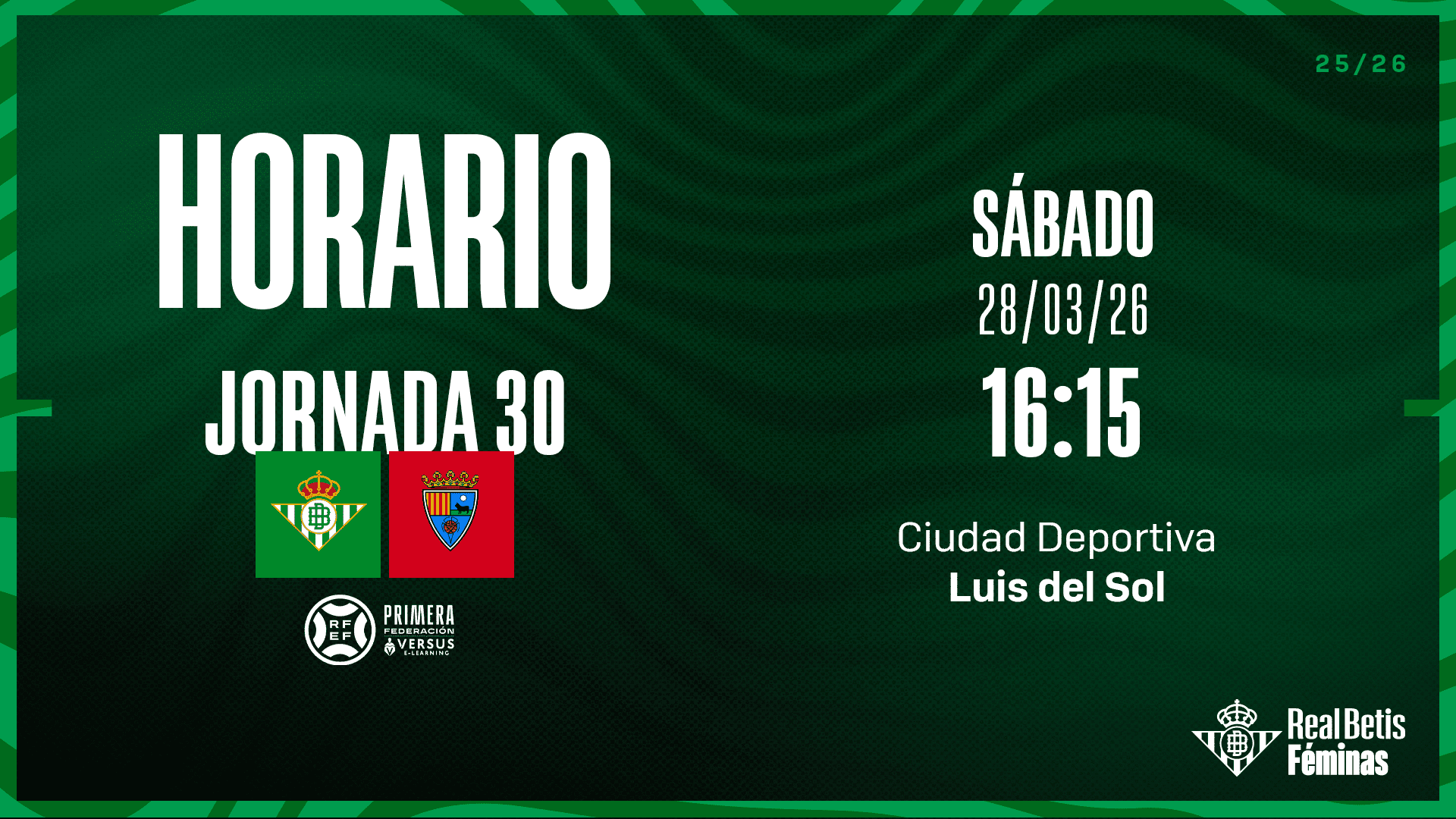 Saca ya tu entrada gratuita para animar al Betis Deportivo contra el CD Teruel