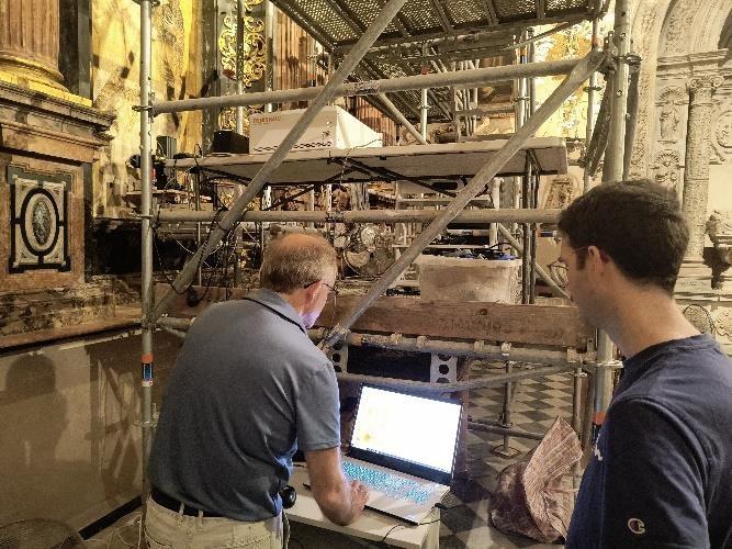 El Centro Nacional de Aceleradores revela los secretos ocultos de la Virgen de la Antigua de la Catedral de Sevilla