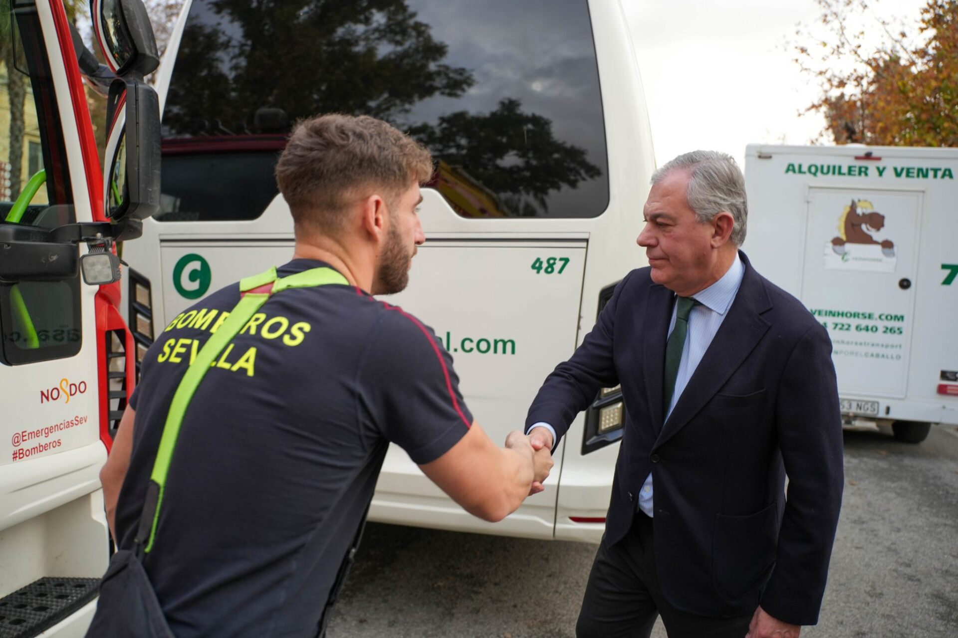 Los Bomberos del Ayuntamiento de Sevilla duplican su presencia en el Casco Histórico durante la Semana Santa
