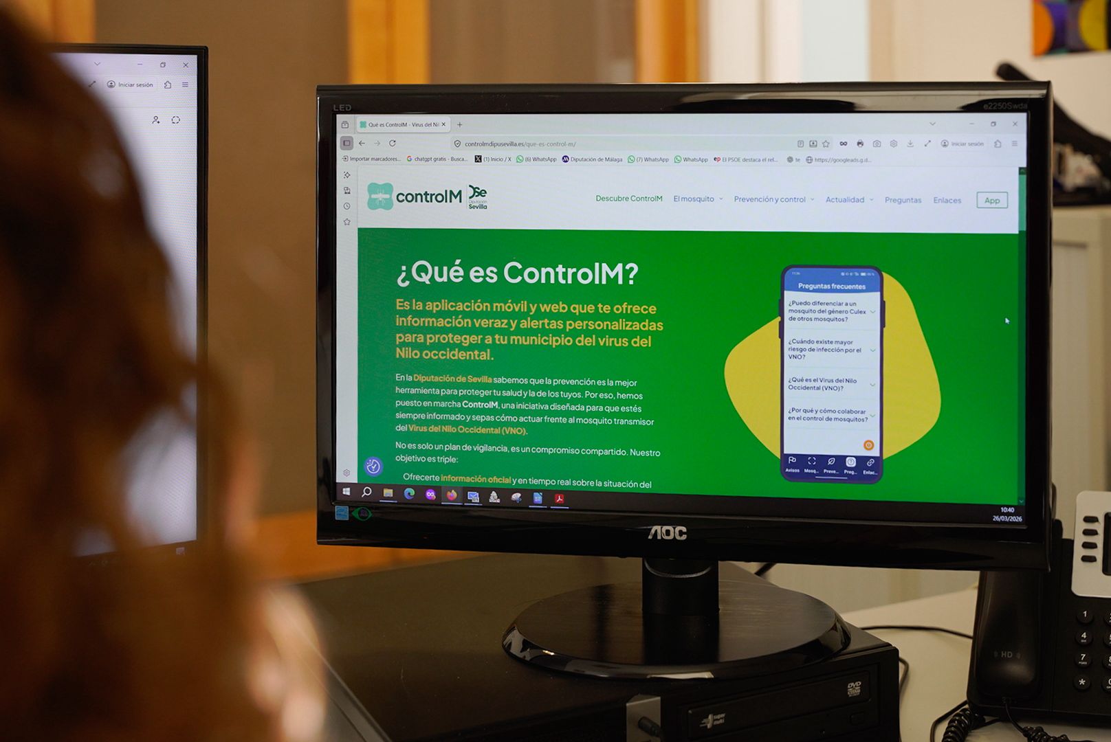 La Diputación actualiza la plataforma ‘Control M’ como herramienta clave de información ciudadana sobre los mosquitos