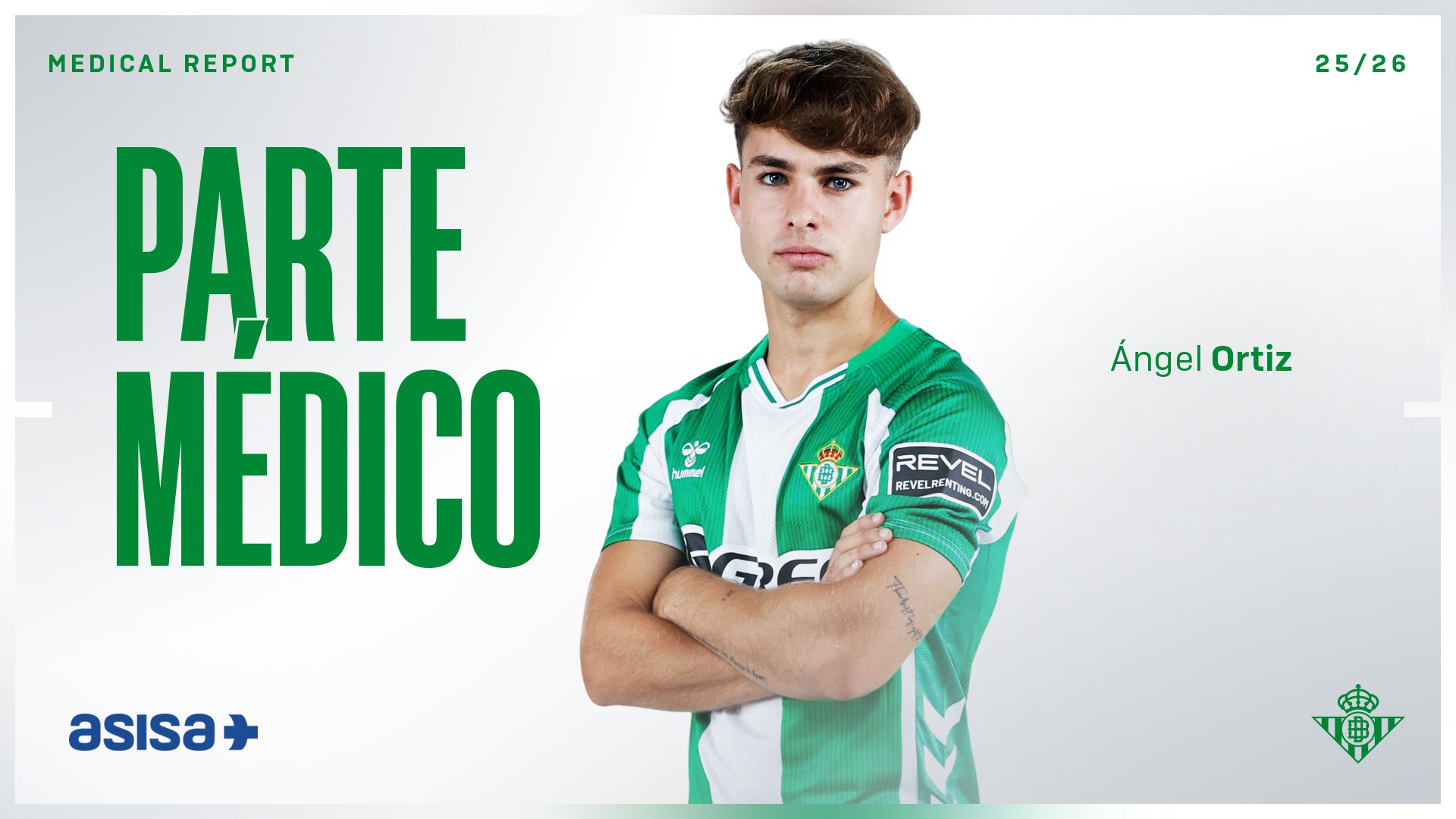 Parte médico de Ángel Ortiz