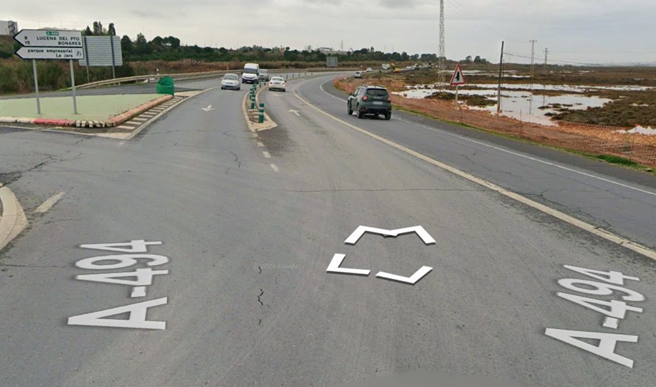 Siete heridos en un accidente de tráfico en Moguer (Huelva)