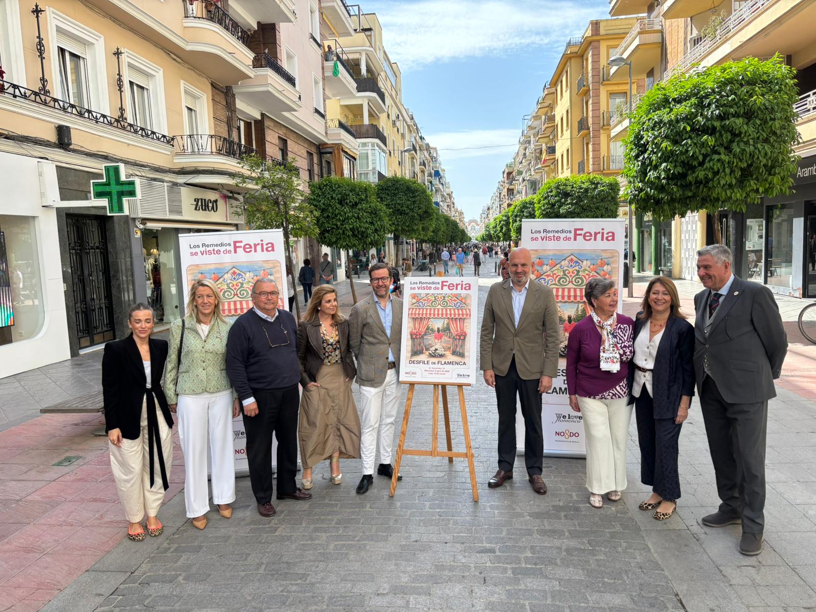 ”Los Remedios se viste de Feria” celebra su segunda edición con un desfile en la calle Asunción con el impulso del Ayuntamiento de Sevilla