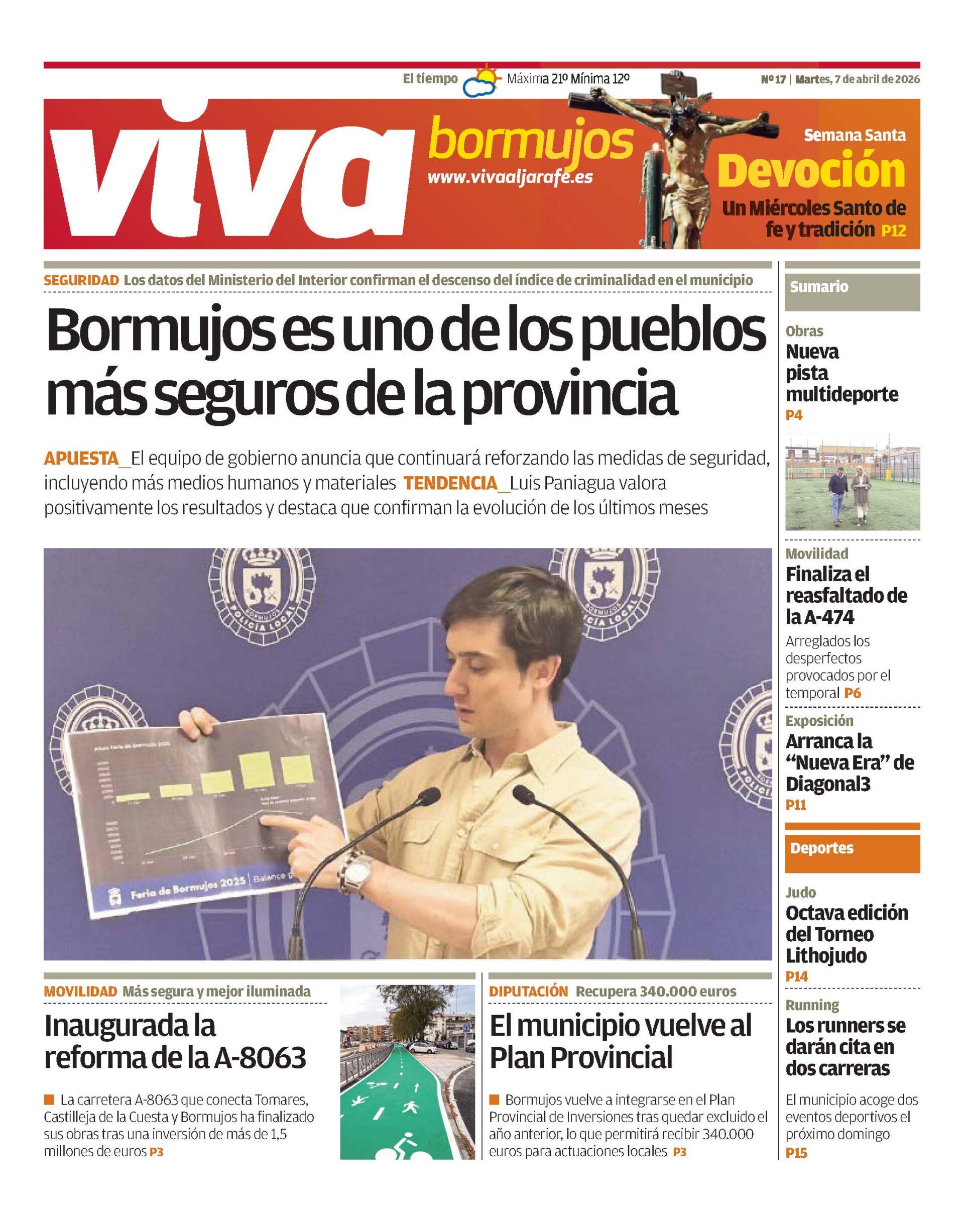 CONSULTA LAS NOTICIAS DE BORMUJOS DEL MES DE ABRIL