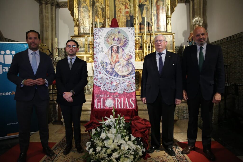 LA VIRGEN DE LA SALUD, PROTAGONISTA EN EL CARTEL DE LAS GLORIAS DE SEVILLA 2026