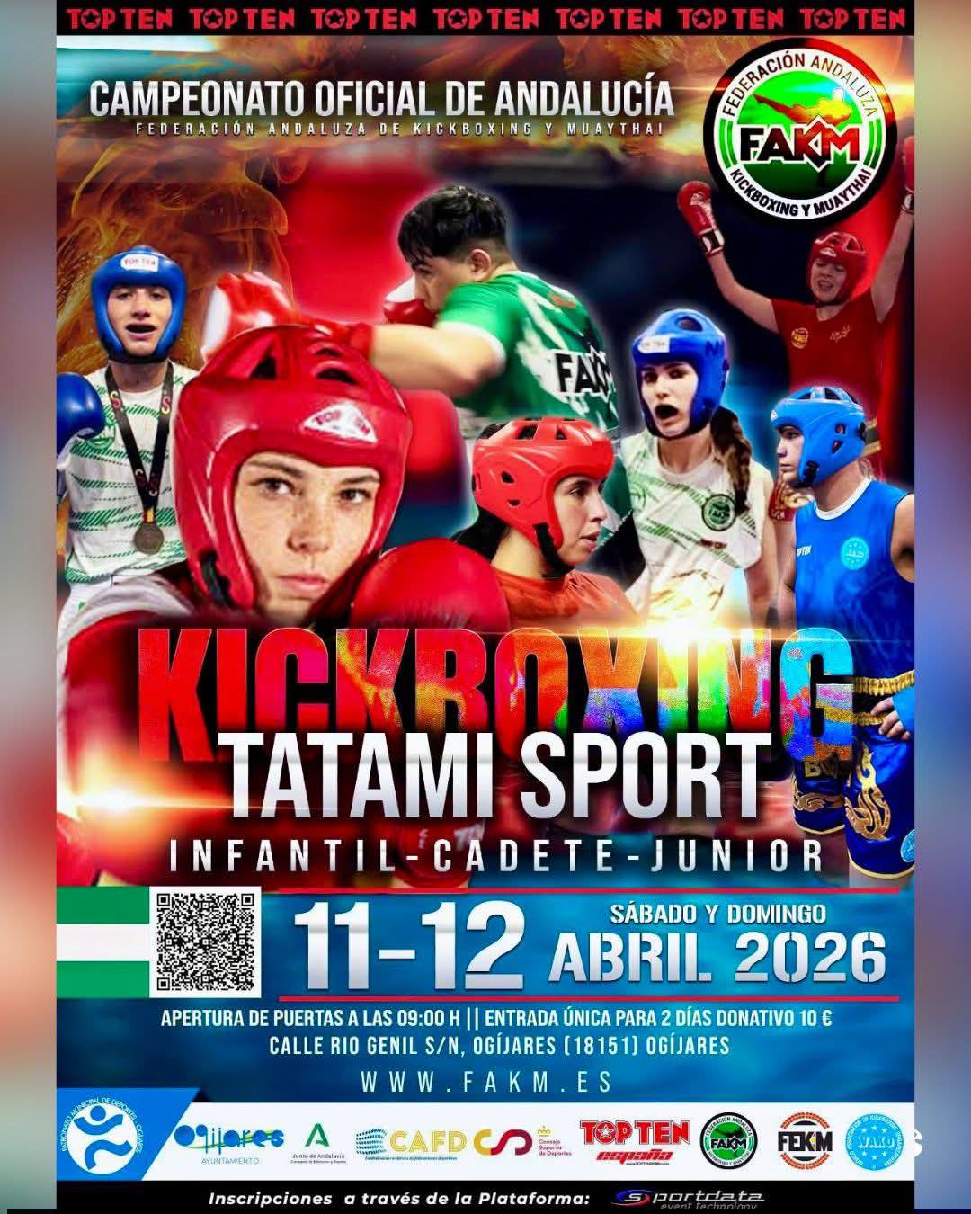 Enrique Sanguino, bronce en el Campeonato de Andalucía de Kickboxing