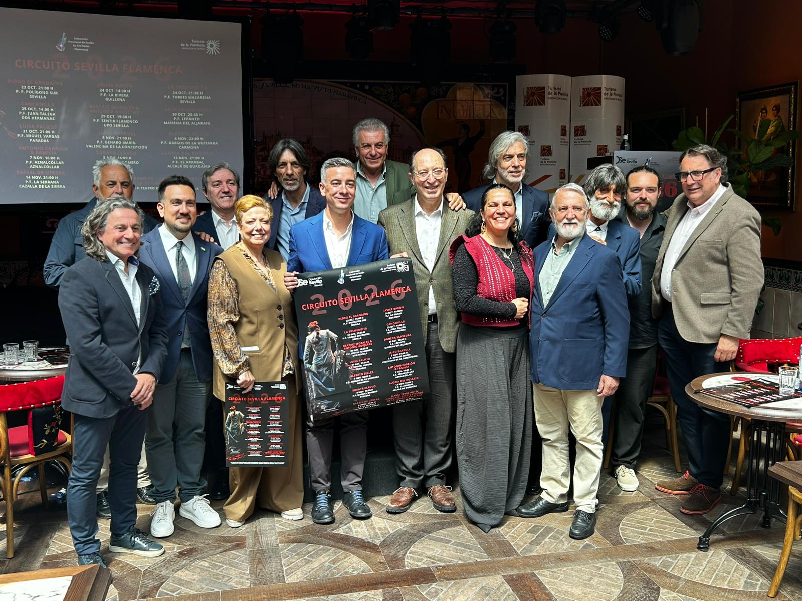 La Diputación presenta el circuito ‘Sevilla Flamenca 2026’, que volverá a llevar el arte jondo a las peñas de la provincia
