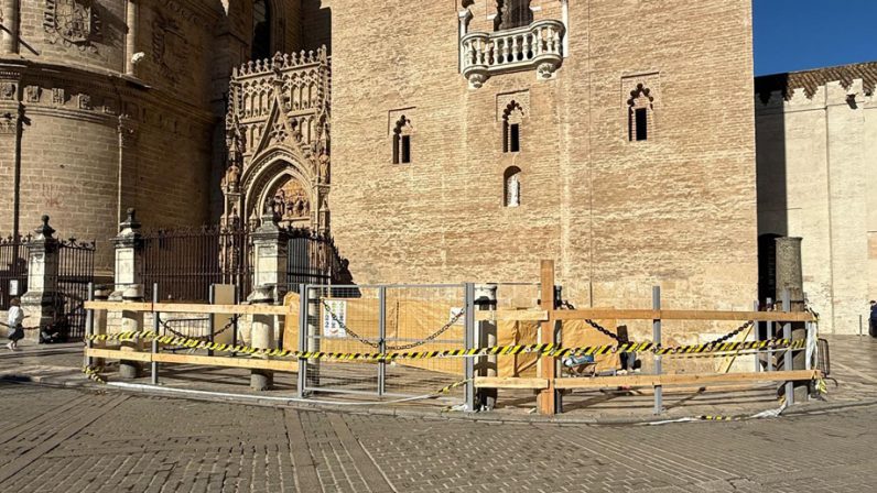 Comienza la VI fase de intervención en la Giralda