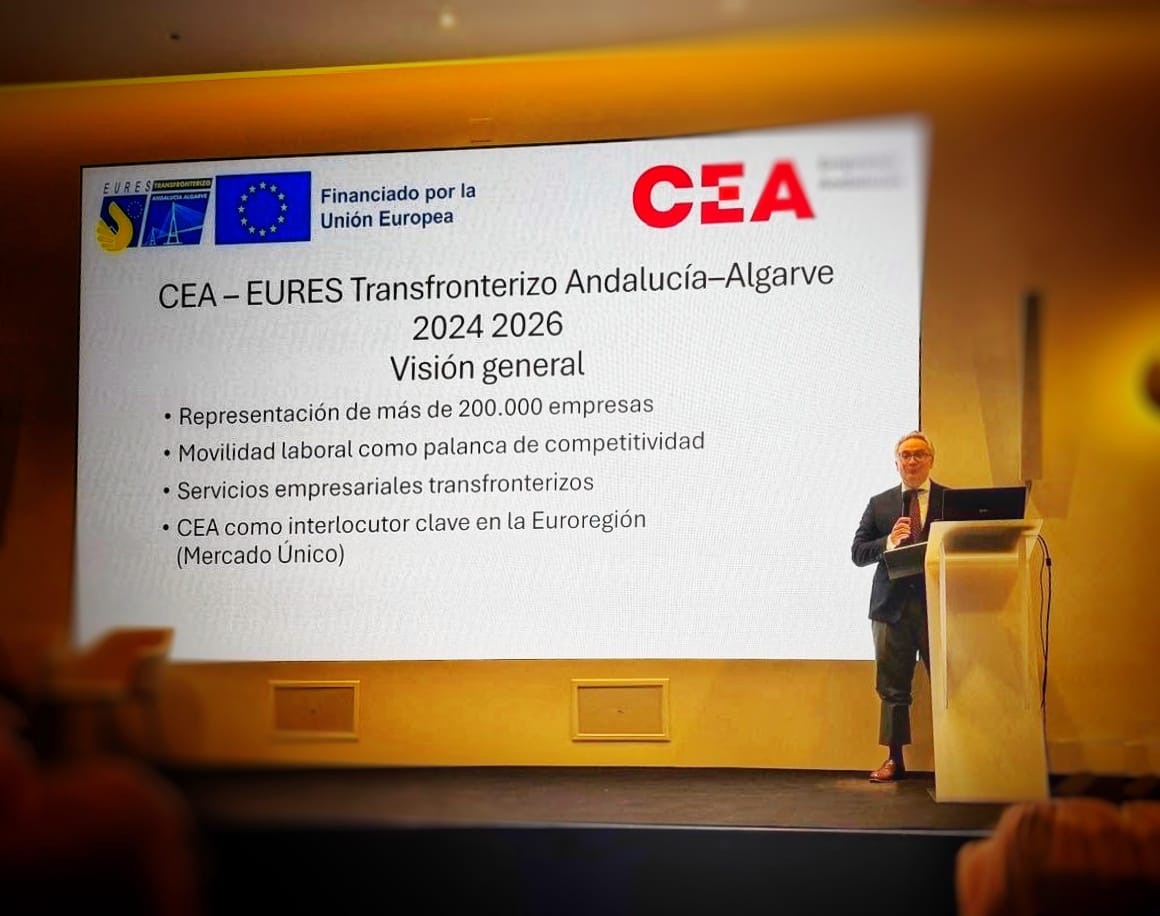 CEA destaca el papel de la movilidad transfronteriza en la clausura de EURES T-AA – Confederación de Empresarios de Andalucía