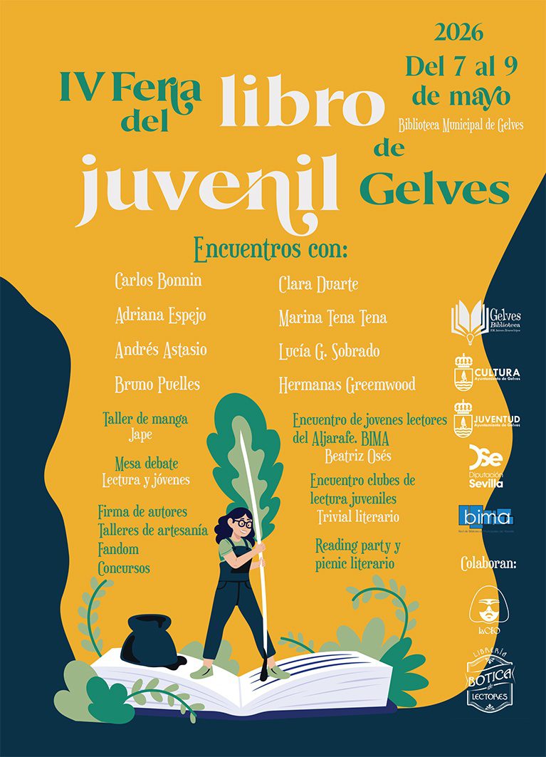 Gelves celebrará del 7 al 9 de mayo la IV Feria del Libro Juvenil
