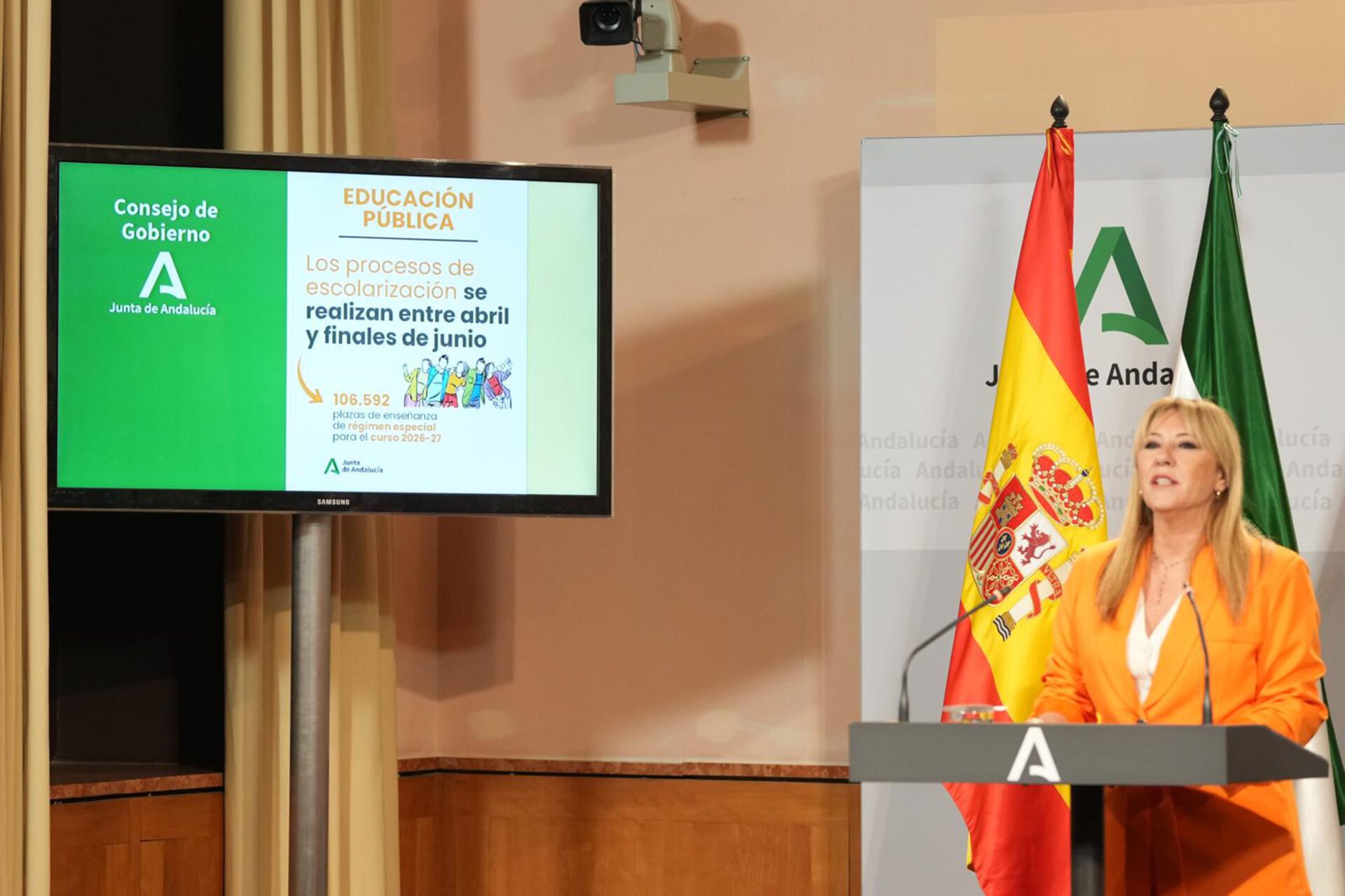 La oferta de las enseñanzas de Régimen Especial para el curso 2026-27 será de 106.592 plazas