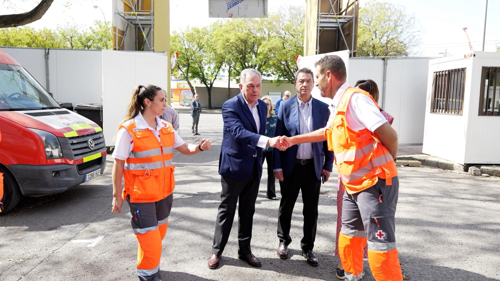 José Luis Sanz destaca el despliegue de más de 3000 efectivos para garantizar una Feria de Abril segura y bien organizada