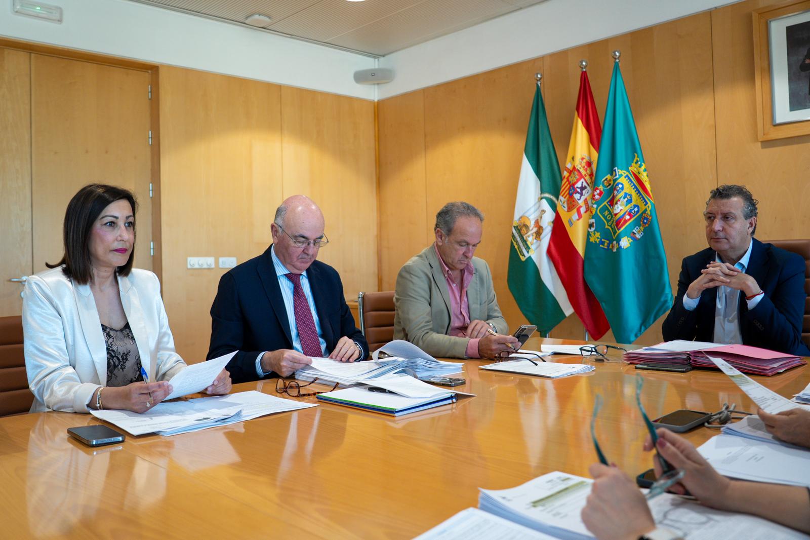 La Diputación de Sevilla impulsa obras de emergencia en varias carreteras de la Sierra Sur gravemente dañadas durante la cadena de borrascas