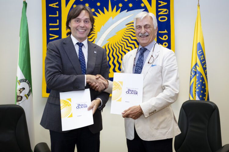 La UPO y ELA Andalucía impulsarán la formación, la investigación y la sensibilización sobre la Esclerosis Lateral Amiotrófica   La Universidad Pablo de Olavide colaborará con la asociación en actividades formativas, proyectos de investigación, prácticas académicas, voluntariado universitario y campañas de divulgación social