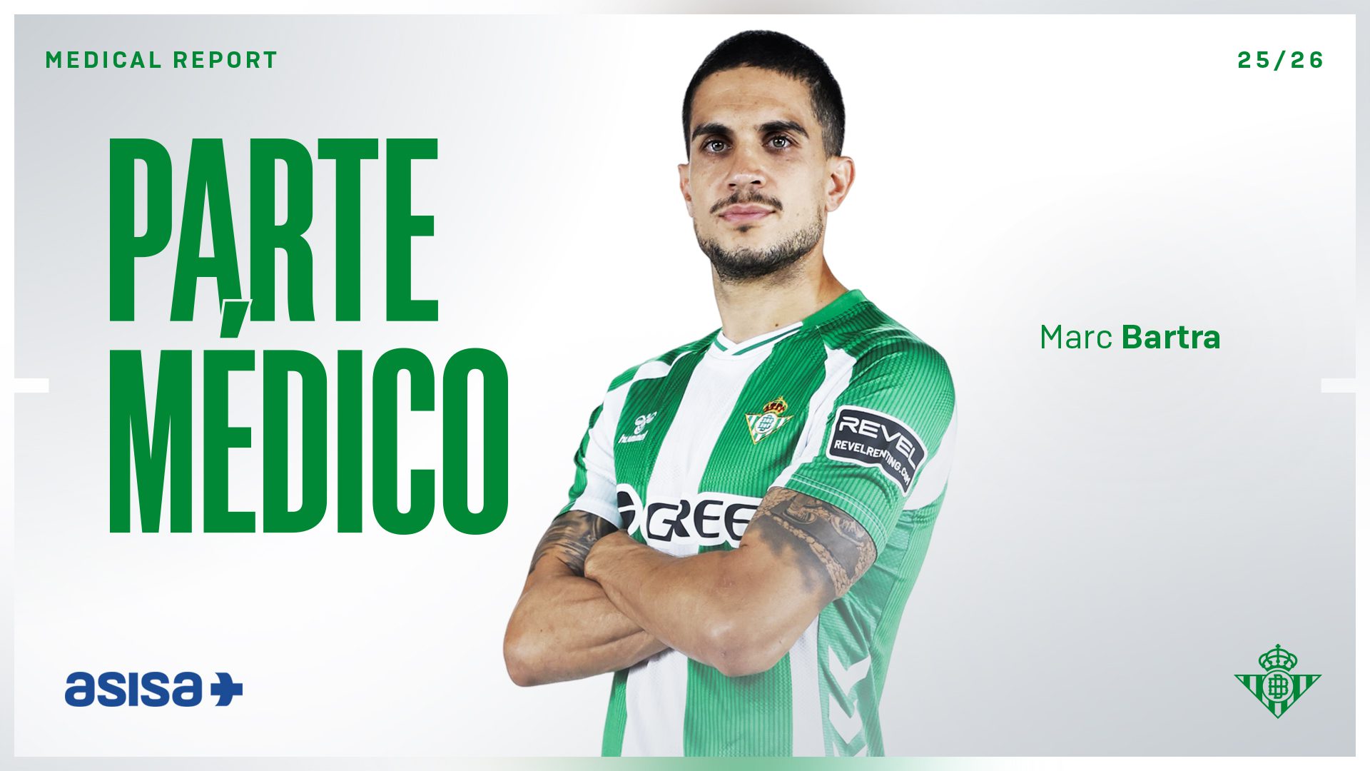 Parte médico de Marc Bartra