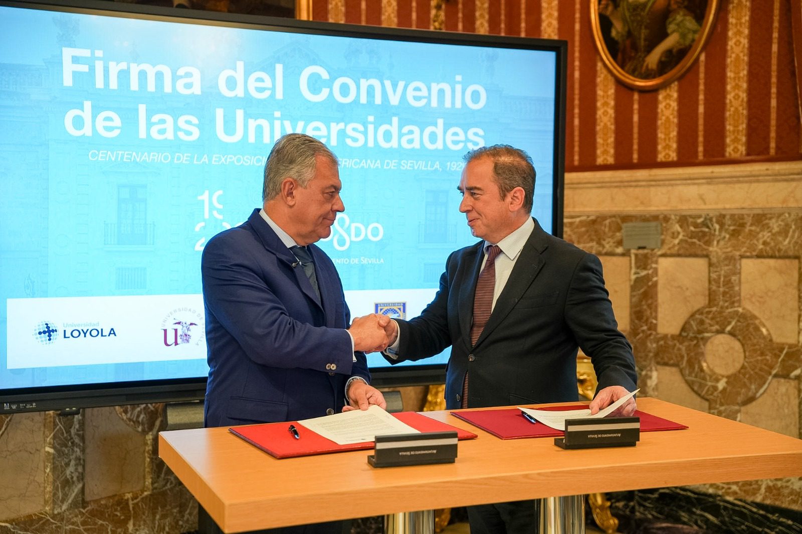 Sevilla impulsa el Centenario de la Exposición del 29 con la firma histórica de sus cinco universidades