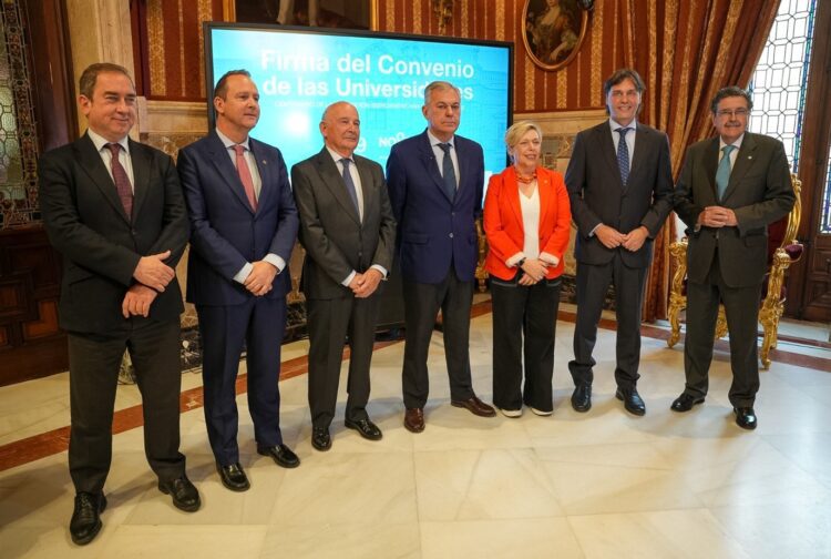 Sevilla impulsa el Centenario de la Exposición del 29 con la firma histórica de sus cinco universidades   La Universidad Pablo de Olavide promoverá iniciativas culturales, sociales y económicas que contribuyan a la conmemoración de la Exposición de 1929 en colaboración con el Ayuntamiento de Sevilla y las universidades de la ciudad