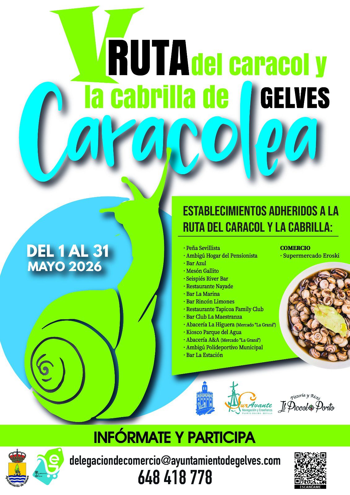 Caracolea 2026 regresa a Gelves con nuevos premios y un mes lleno de tradición gastronómica