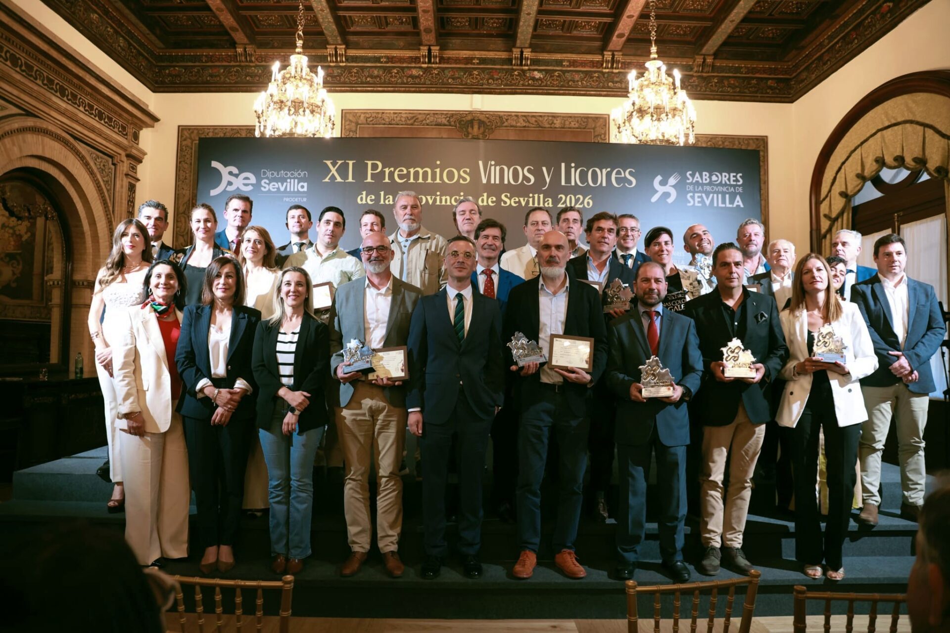 Entregados los galardones del Premio de la Diputación 2026 ‘Vinos y Licores de la Provincia de Sevilla’, en su undécima edición