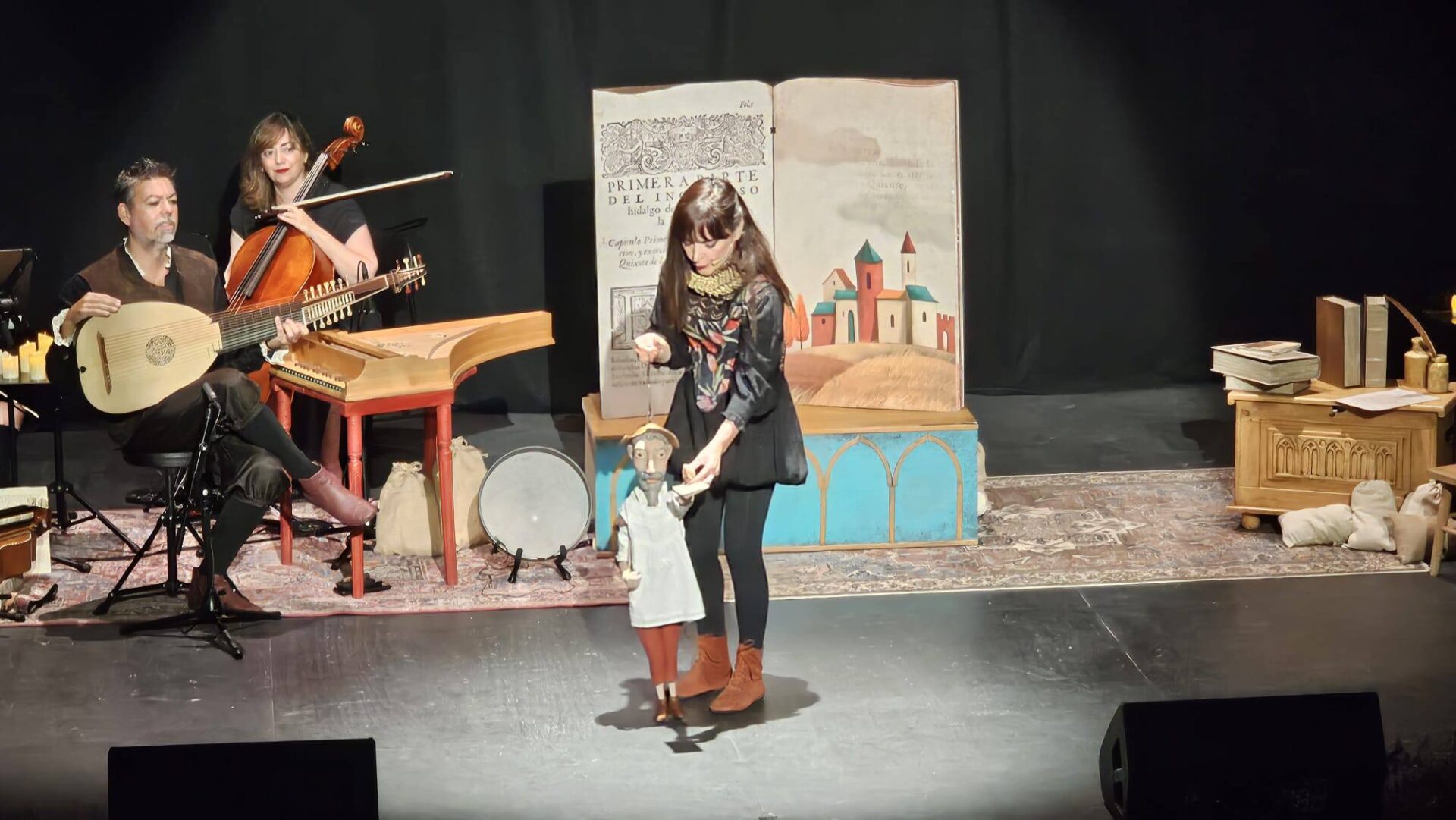 “Quixote en un lugar de la música” hizo viajar al público por la imaginación cervantina