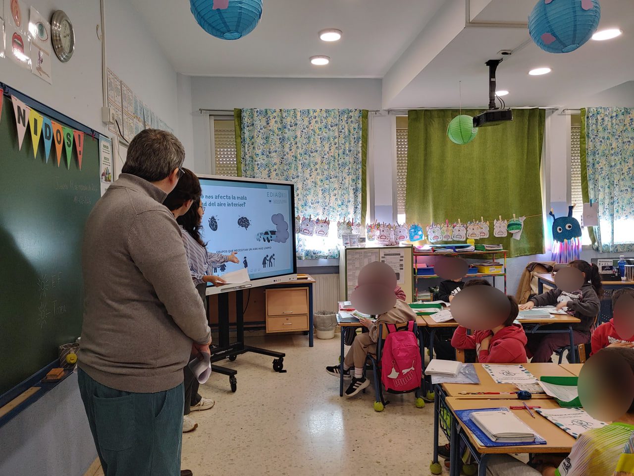La calidad del aire llega a las aulas gracias al proyecto europeo EDIAQI