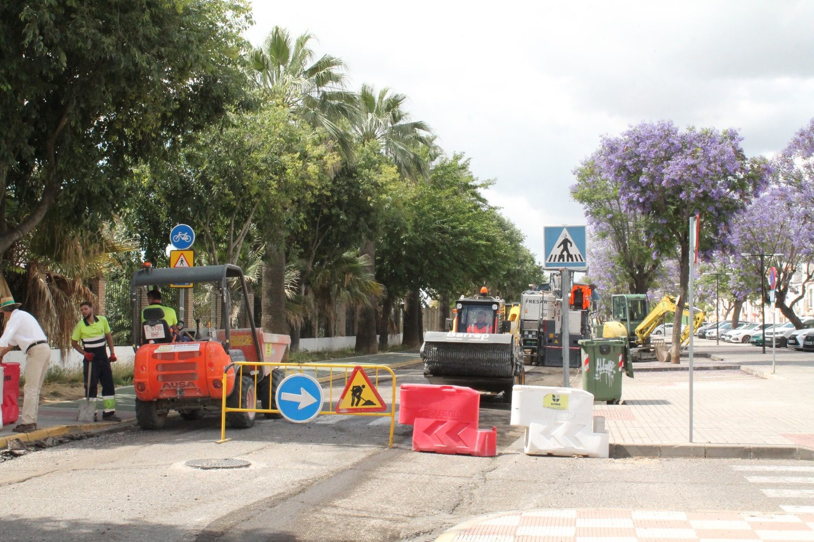 Comienzan los trabajos municipales en la avenida Islas Baleares