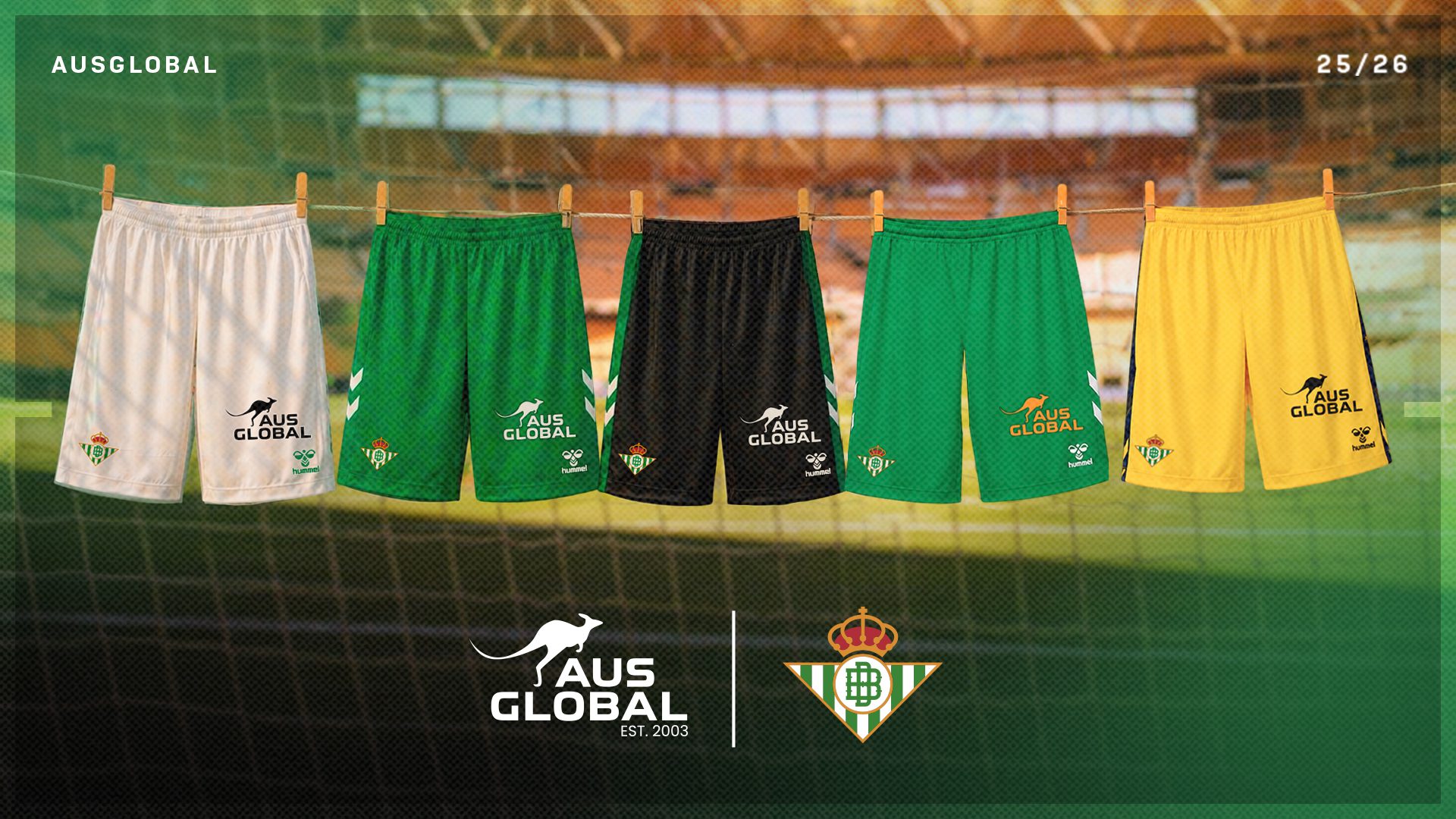 El Real Betis y AUS Global renuevan su acuerdo de patrocinio hasta la temporada 2027/28
