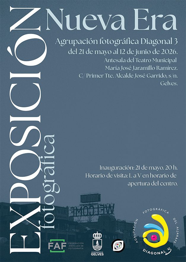 Gelves acoge la exposición colectiva de fotografía «Nueva Era» de la Agrupación Fotográfica Diagonal 3