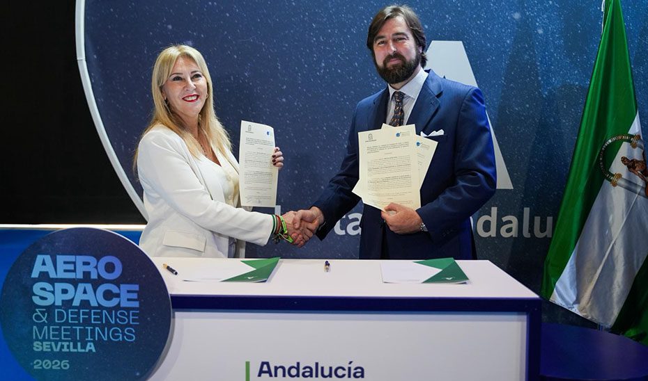 La Junta y el clúster Andalucía Aerospace añaden la innovación a la colaboración con TRADE