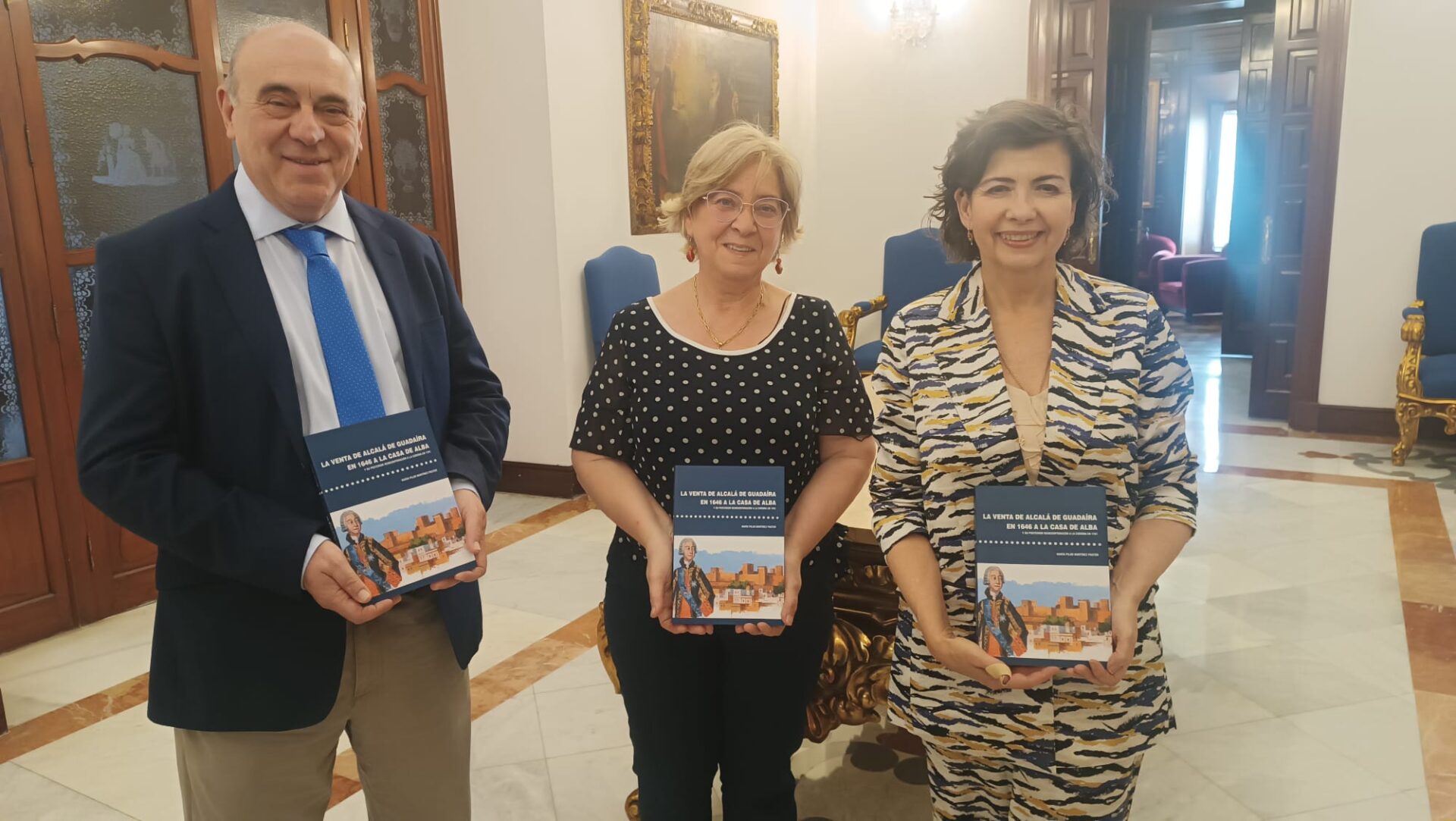 La Diputación presenta en la Casa de la Provincia «La venta de Alcalá de Guadaíra en 1646», obra de Pilar Martínez