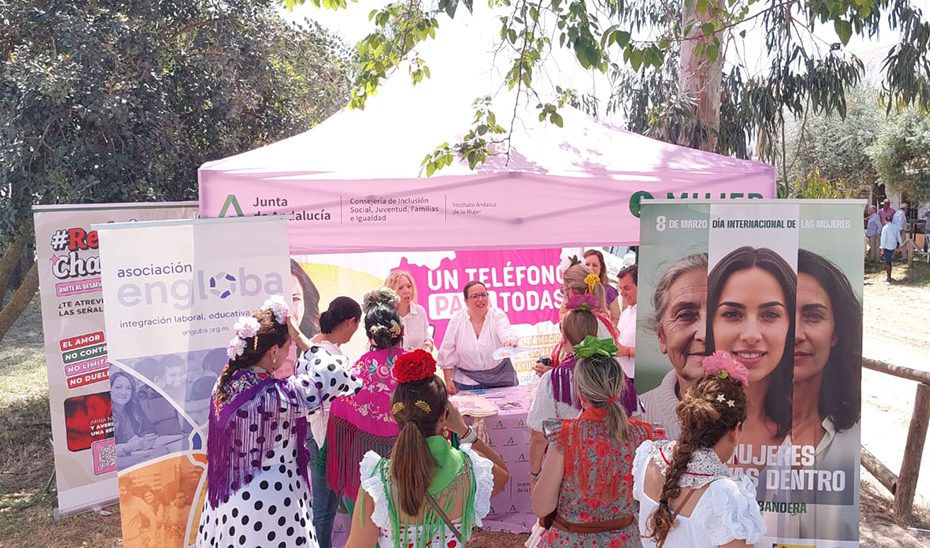 La Junta instala durante El Rocío un punto InfoMujer frente a la violencia de género y sexual