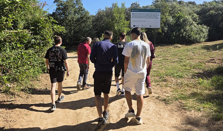 El Parque Natural Sierra de Hornachuelos acoge una jornada de educación ambiental con menores infractores